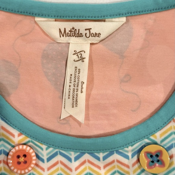 New Matilda Jane Dream Chasers Balloon Play Tunic Top Girls 12 Dress Birthday - Picture 2 of 8